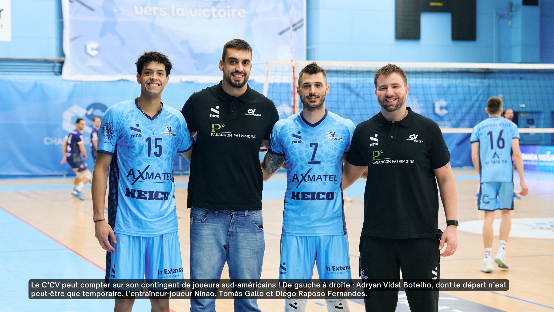 Les conquistadors du C'Chartres Volley Les conquistadors du C'Chartres Volley sur le terrain