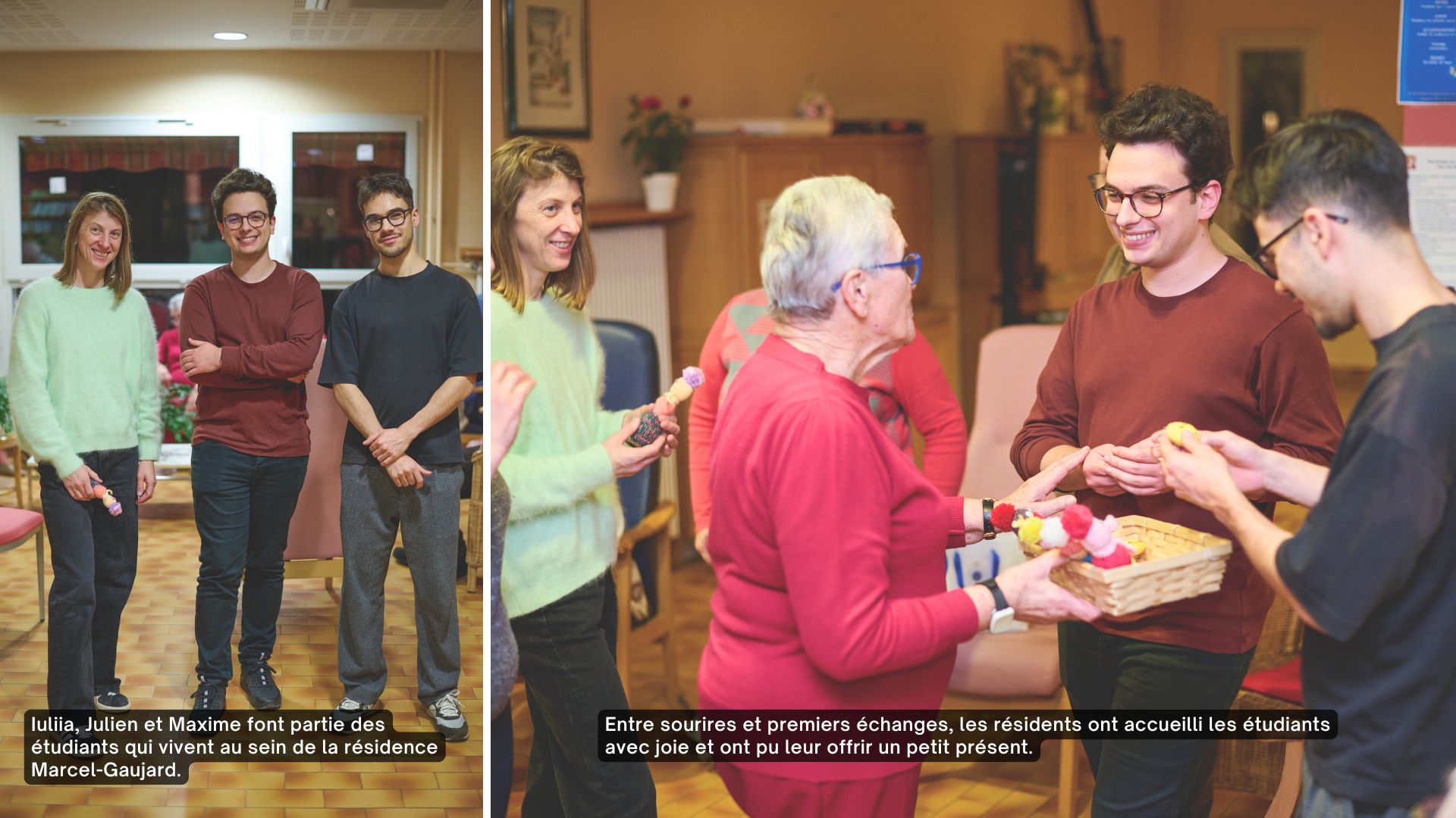 Les &eacute;tudiants en m&eacute;decine qui r&eacute;sident &agrave; la r&eacute;sidence autonomie Marcel-Gaujard &agrave; Chartres