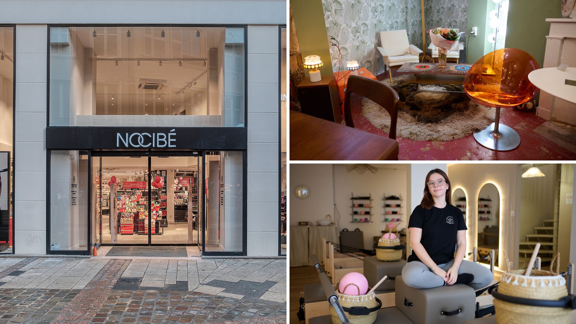 Les nouveaux commerces &agrave; Chartres : Nocib&eacute;, Antiquit&eacute;s-brocante, et Wa'Do Pilates Reformer