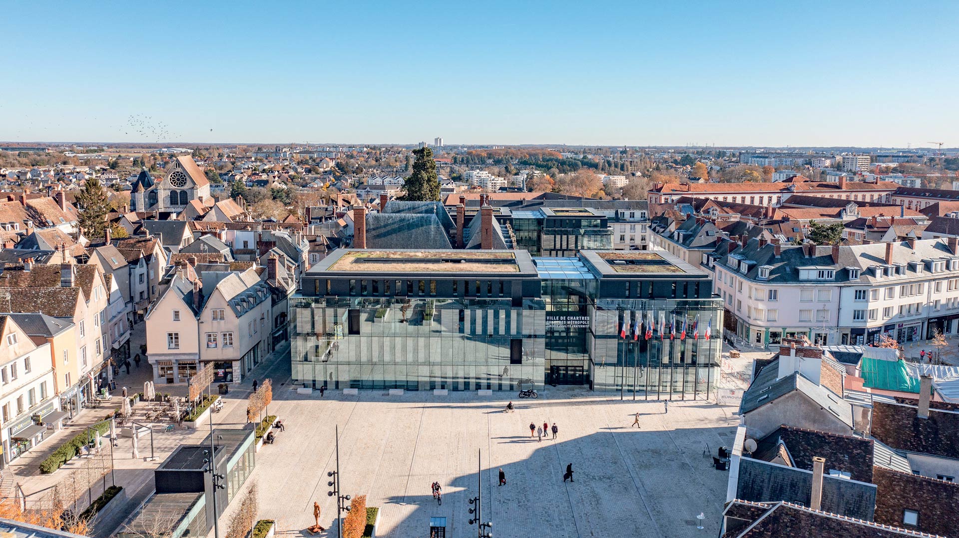 Autricum, l'hôtel de Ville et d'Agglomération de Chartres