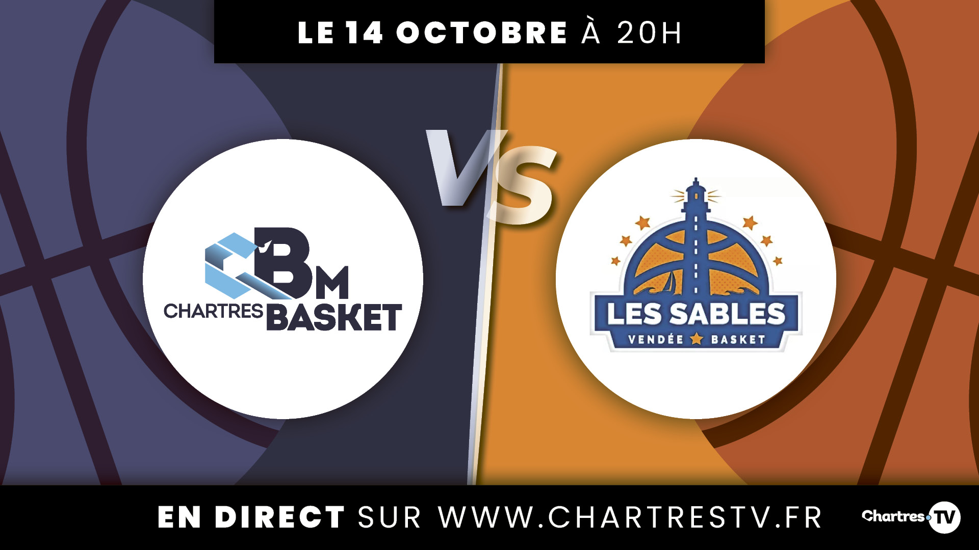 C'Chartres Basket Masculin vs Les Sables Vendée Basket