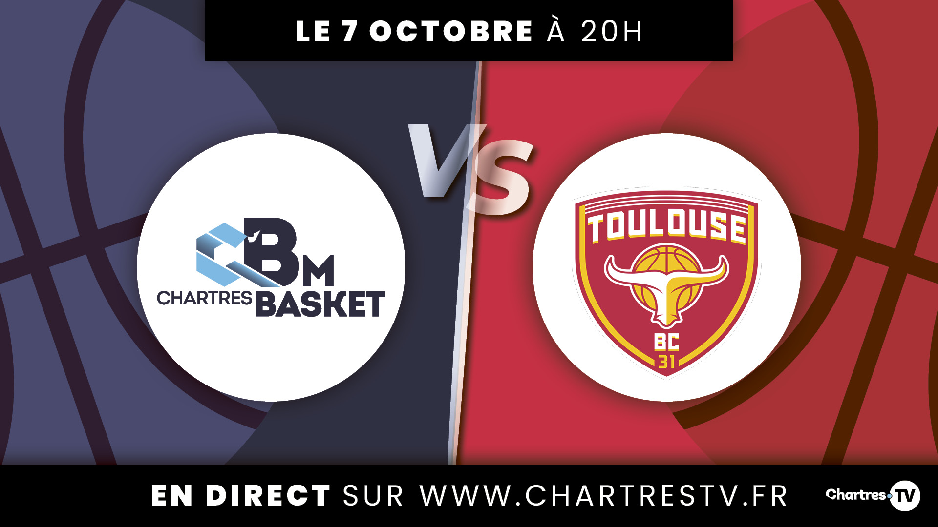 C'Chartres Basket Masculin vs Toulouse Basket Club