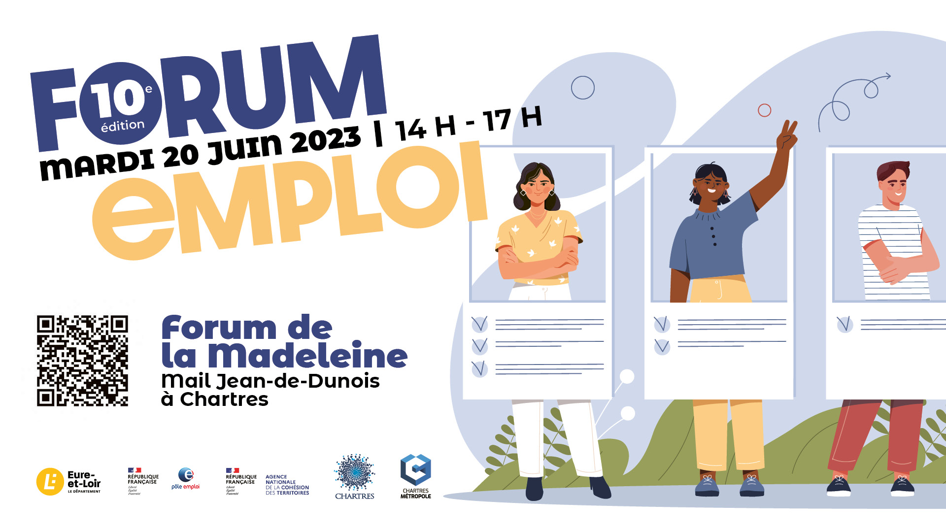 Forum de l'emploi 2023 à la Madeleine