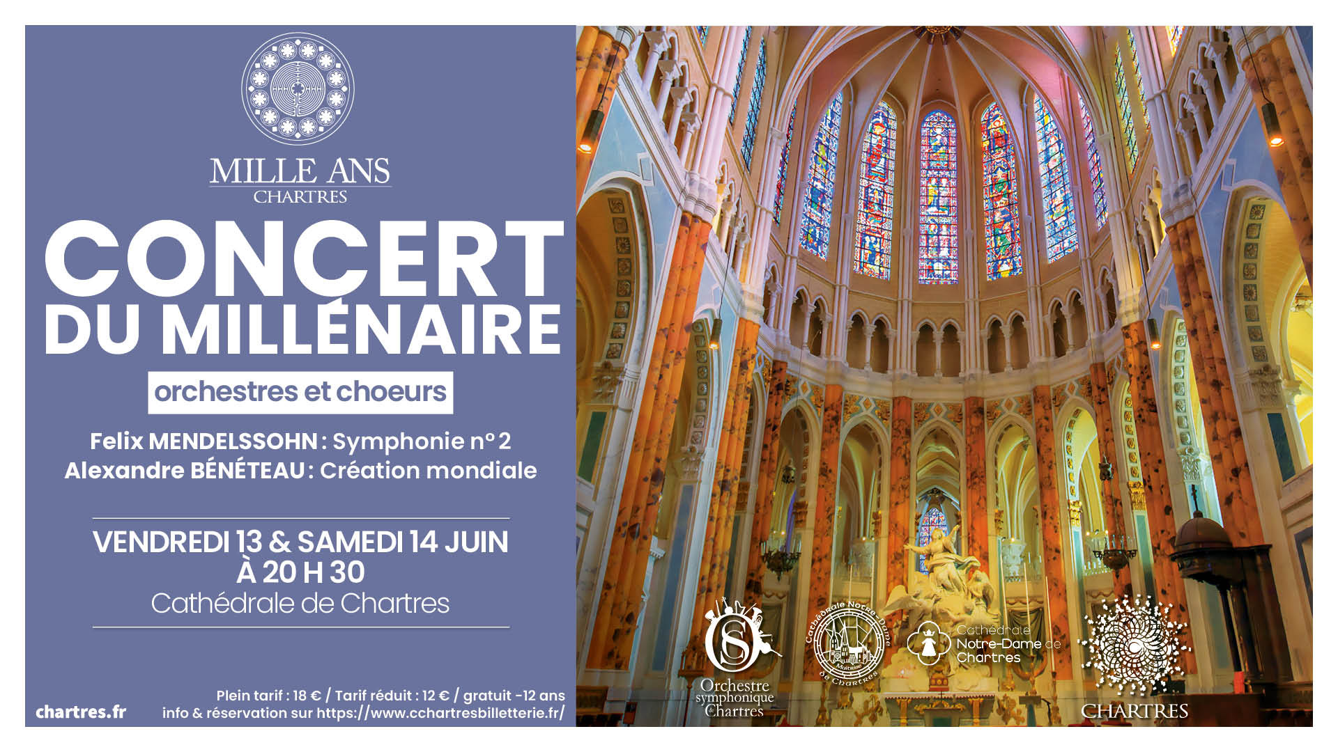 Concert du Millénaire : Mendelssohn / Bénéteau