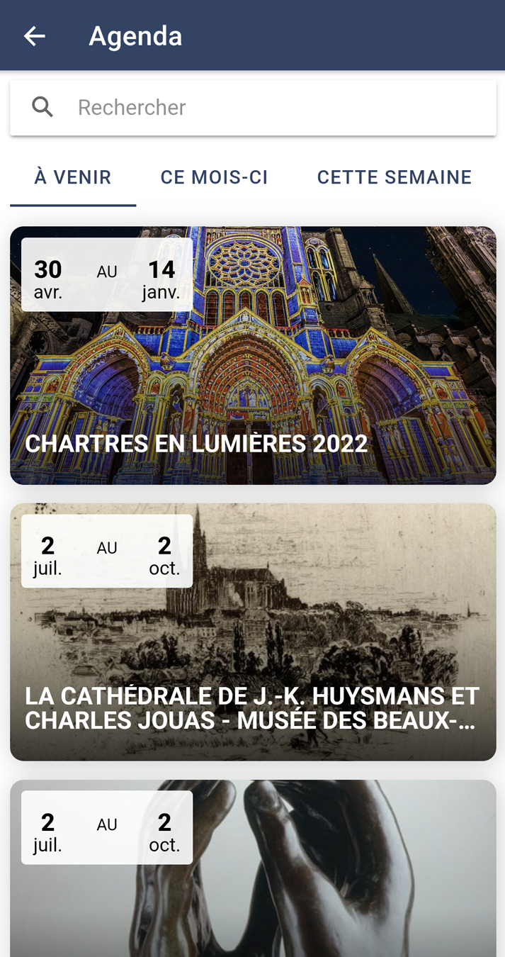 Application Chartres, consultez l'agenda culturel, associatif, touristique, sportif et festif – Ville de Chartres