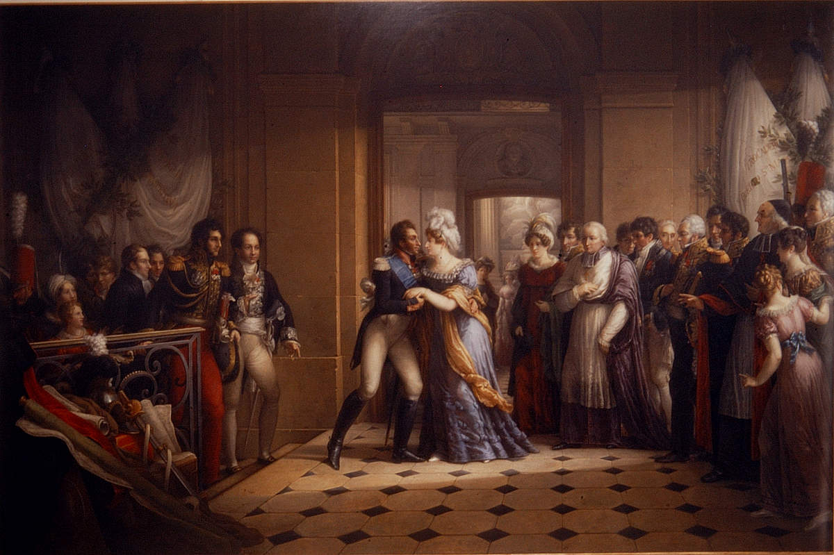 Entrevue du duc et de la duchesse d’Angoulême, Étienne Barthélémy Garnier