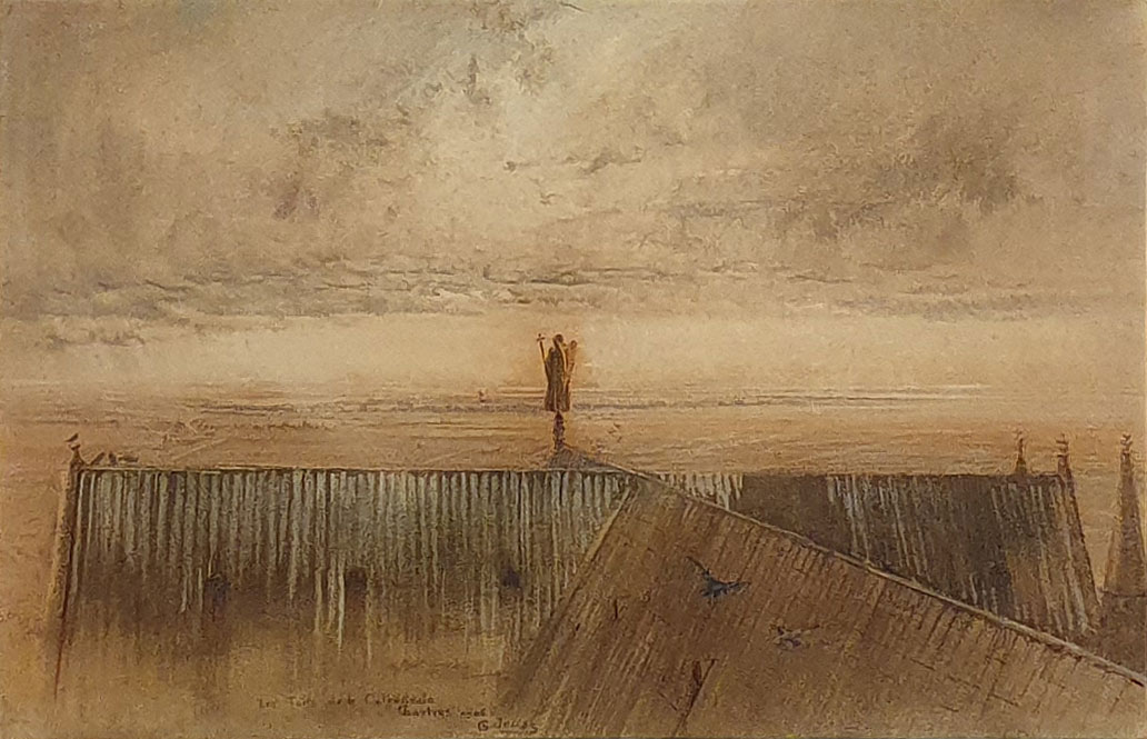 Charles Jouas - Les toits de la Cathédrale