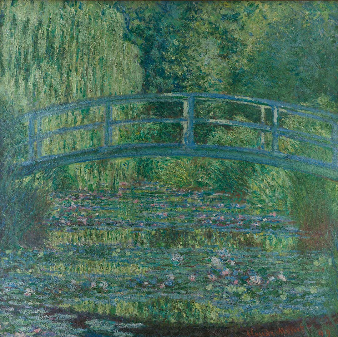 Bassin aux nymphéas, harmonie verte du peintre Claude Monet