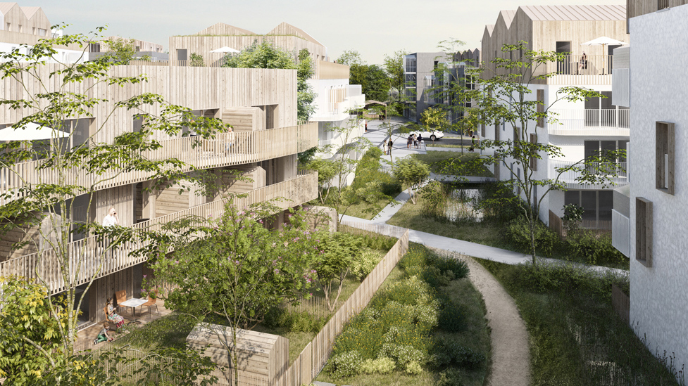 Nouveaux logements du plateau Nord-Est (principe d'aménagement)